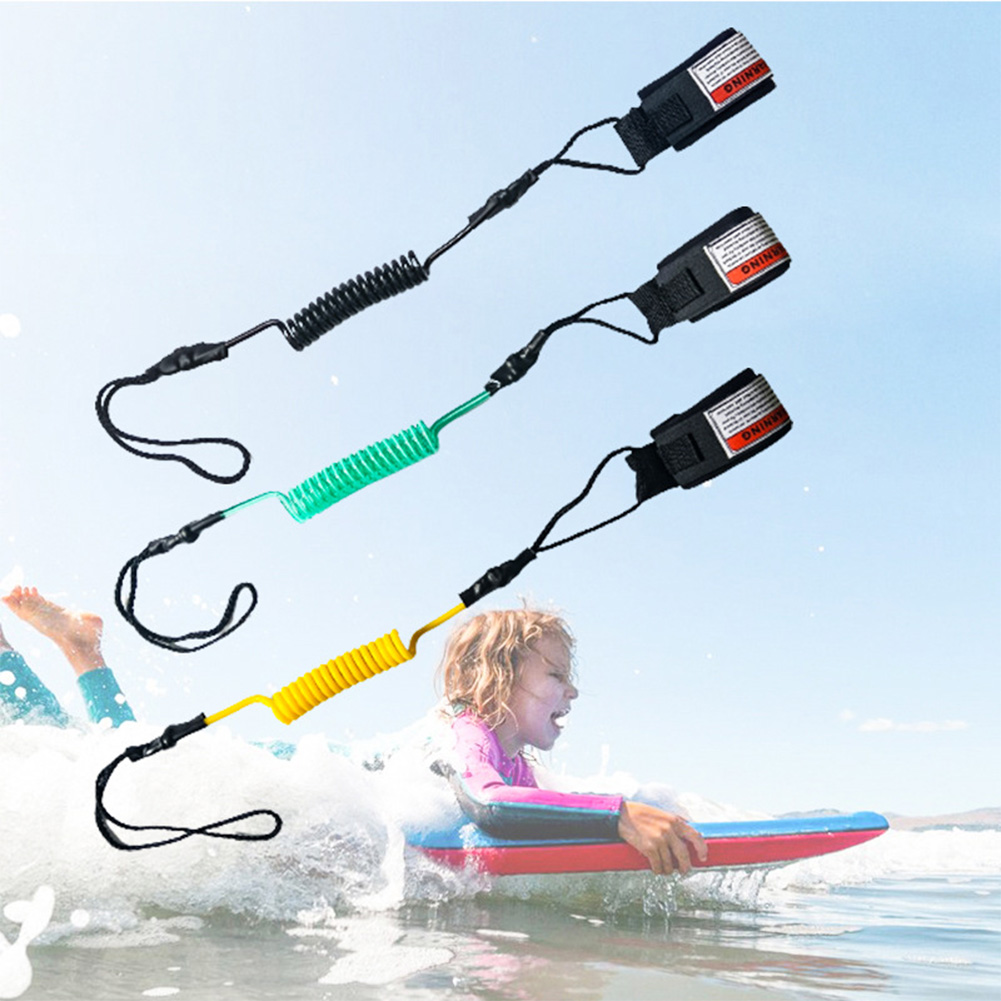 Paddle Board Leash Coiled - Leash Premium para Bodyboard e Prancha