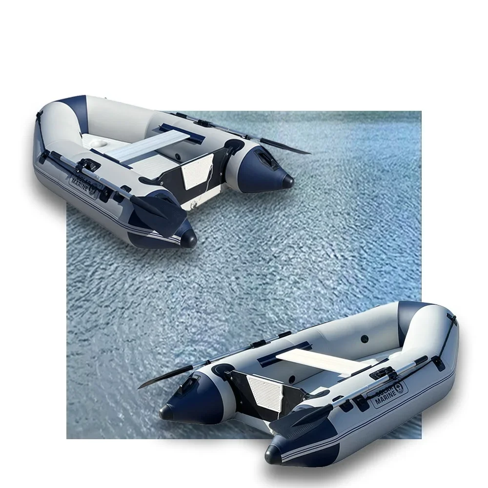 Inflatable Kayak 3 Person - Barco de pesca insuflável, caiaque de