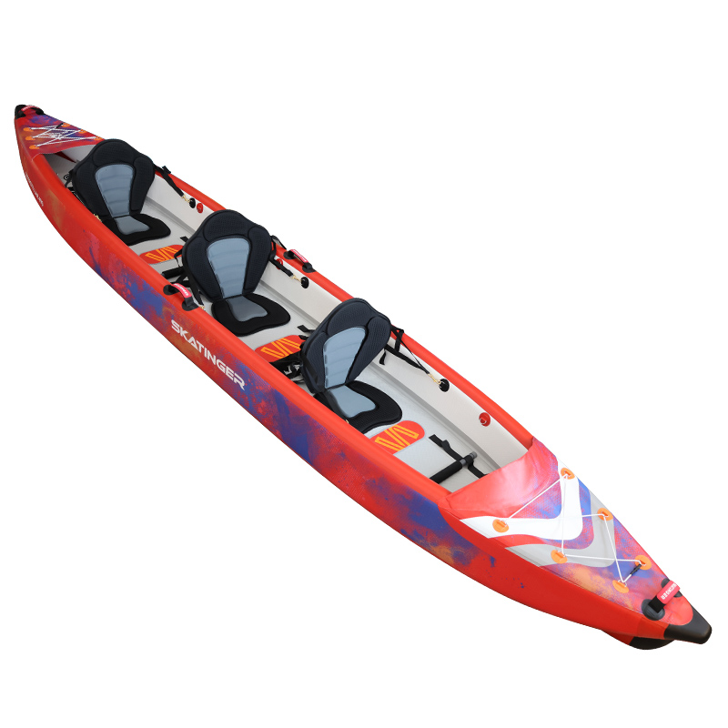 Inflatable Kayak 3 Person - Caiaque Inflável Skatinger Full Drop Stitch