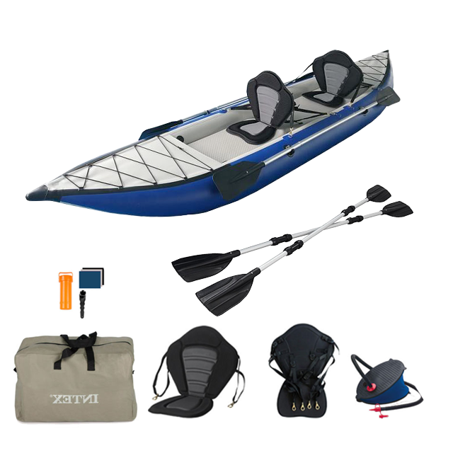 Kayak Inflatable 2 Person - Caiaque insuflável para duas pessoas, fabricado