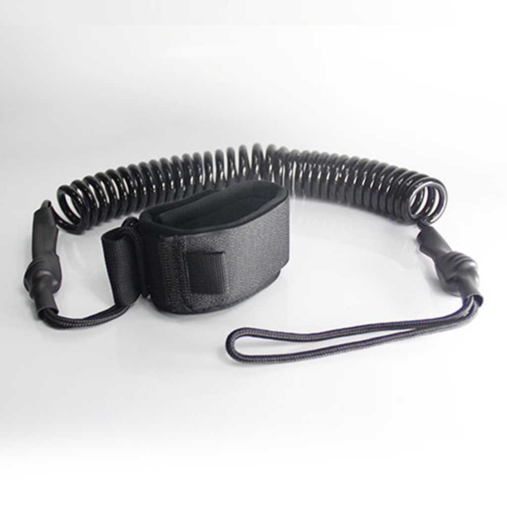 Paddle Board Leash Coiled - Corda de segurança para tornozelo de