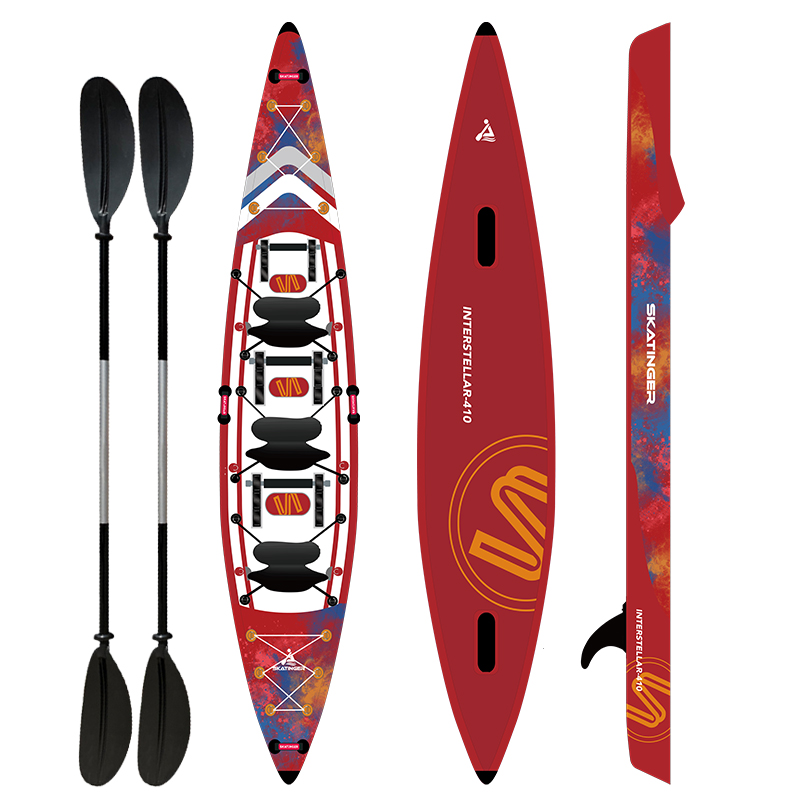 Inflatable Kayak 3 Person - Caiaque Inflável para Pesca de 3