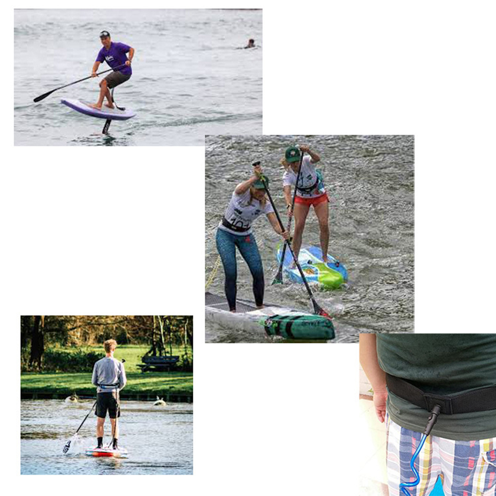 Paddle Board Leash Coiled - Cinta de Segurança Ajustável para Pranchas