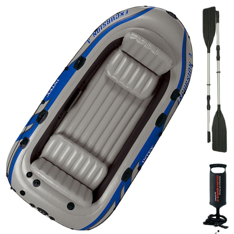 Inflatable Boat 4 Person - Barco Inflável Profissional para 4 Pessoas,