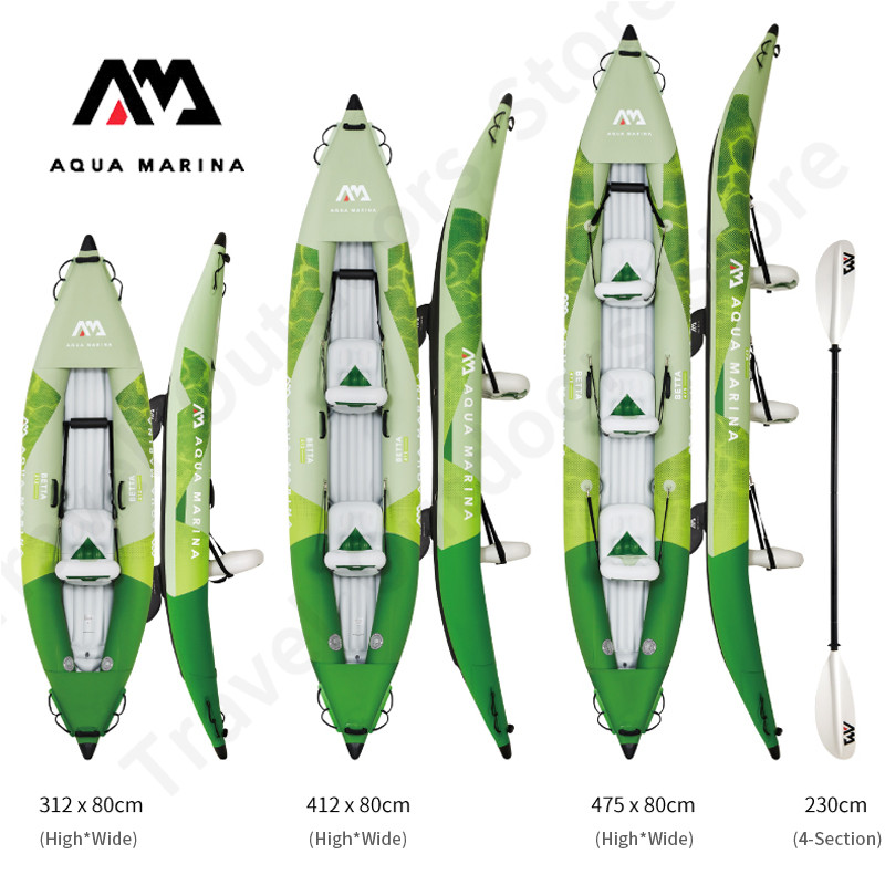 AQUA MARINA BETTA Caiaque Infl - Inflatable Kayak 3 Person avaliação e preço