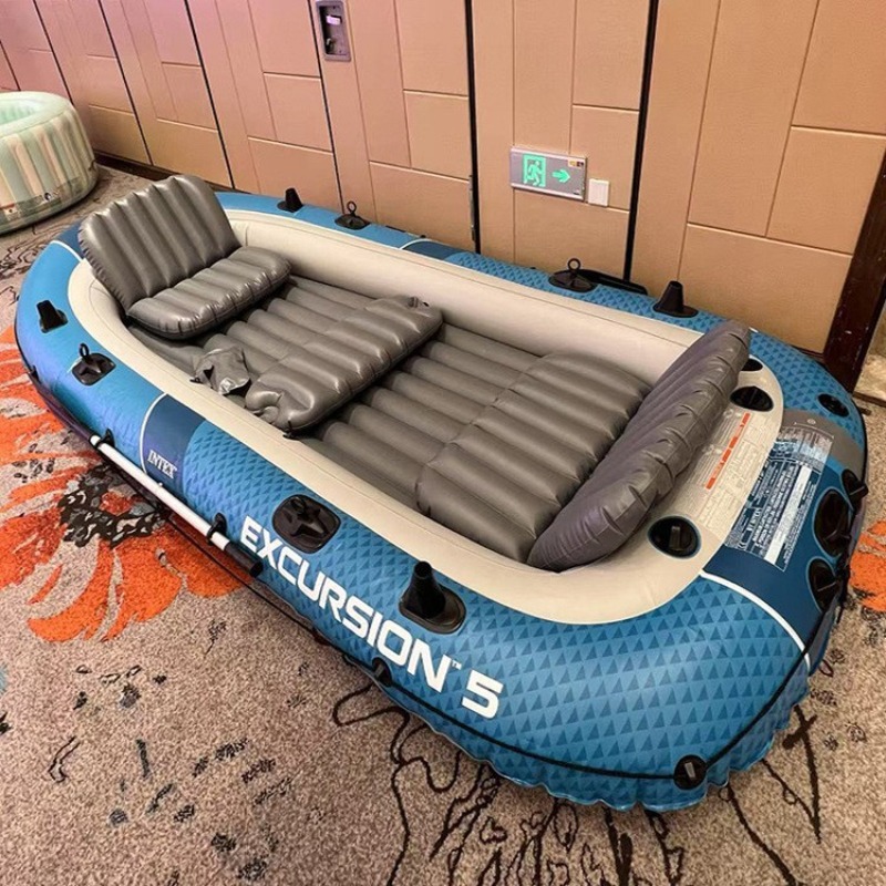 Caiaque Inflável Reforçado par - Inflatable Boat 4 Person avaliação e preço