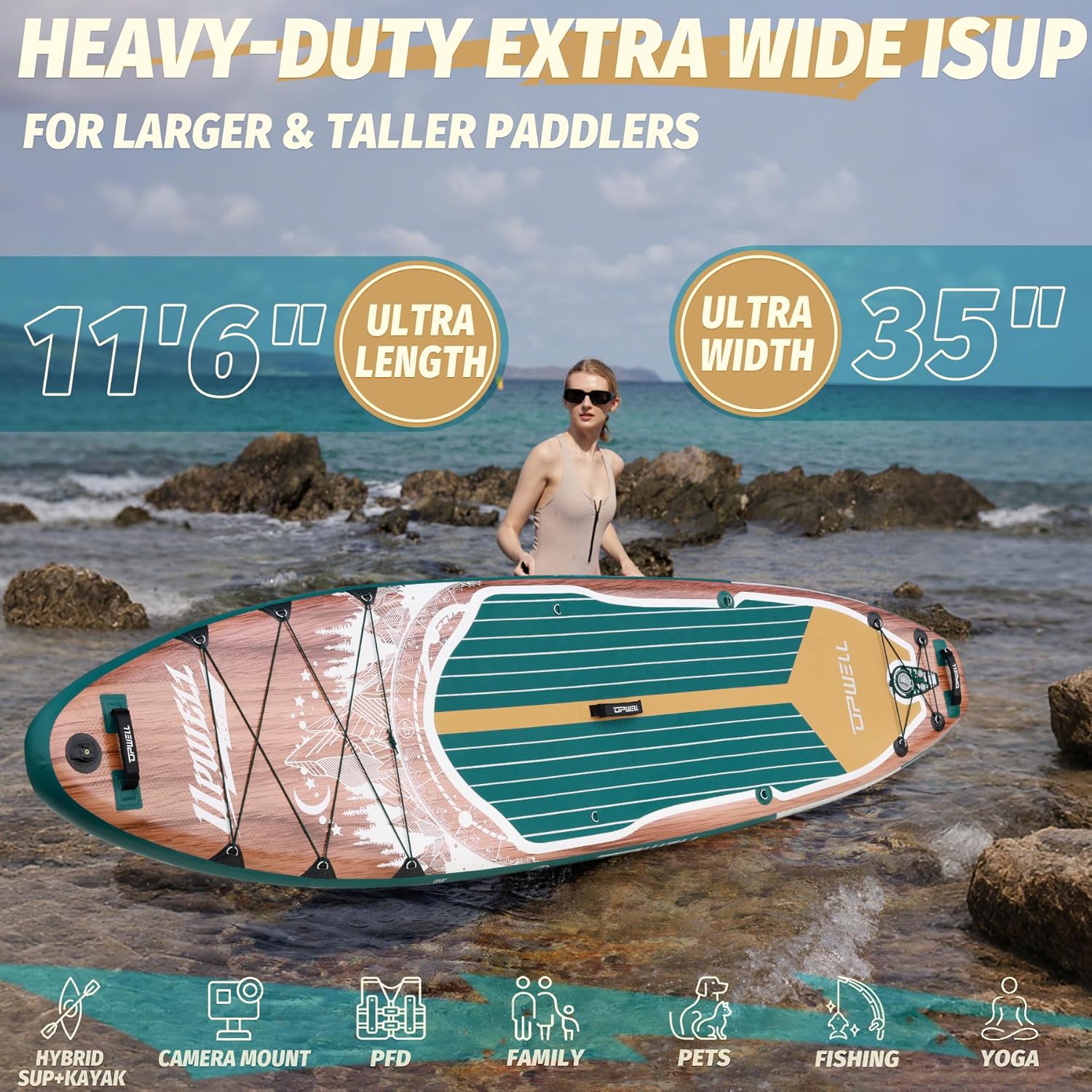 Prancha Inflável de Stand Up P - Paddle Board Backpack avaliação e preço
