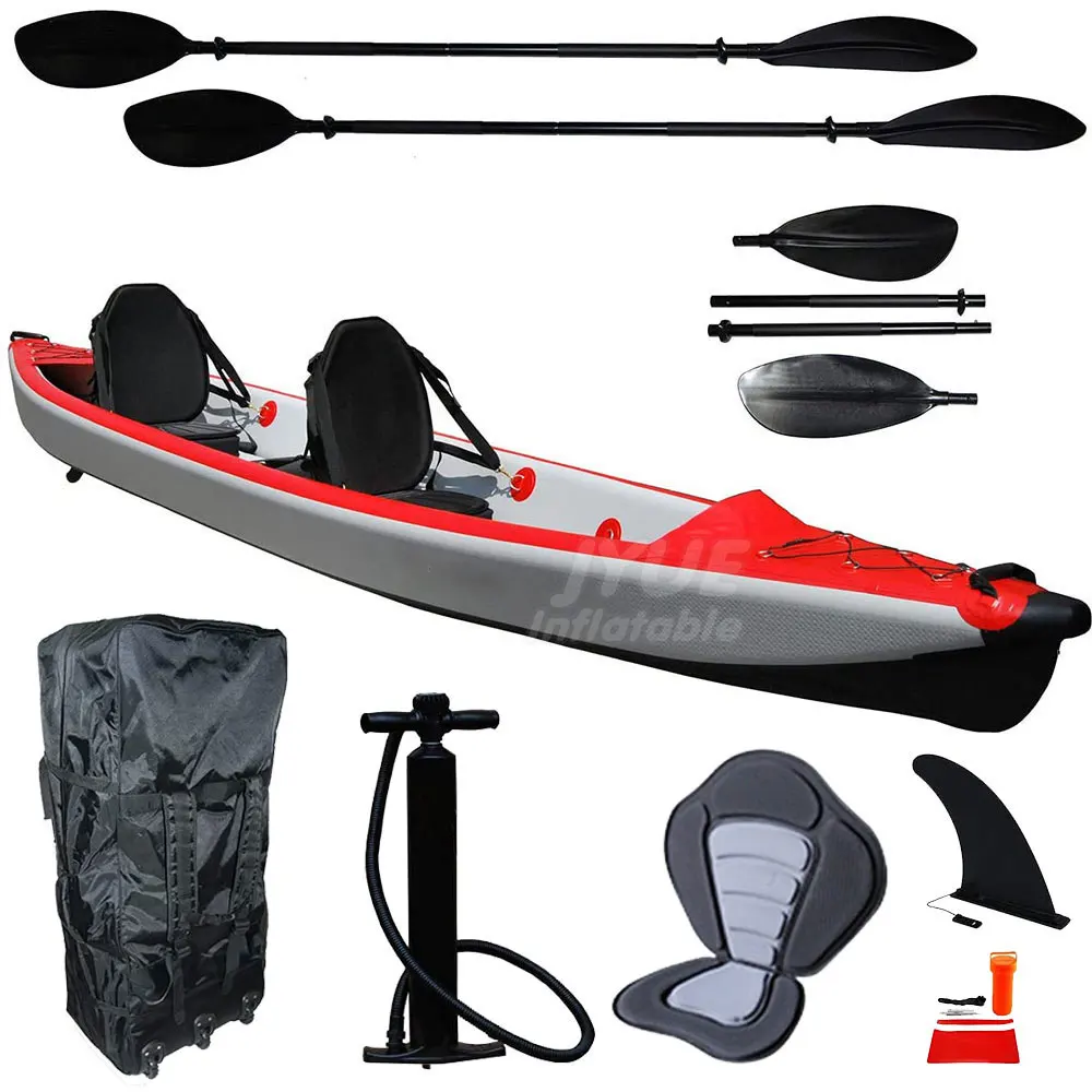 Nova moda barco de caiaque de  - Kayak Inflatable 2 Person avaliação e preço