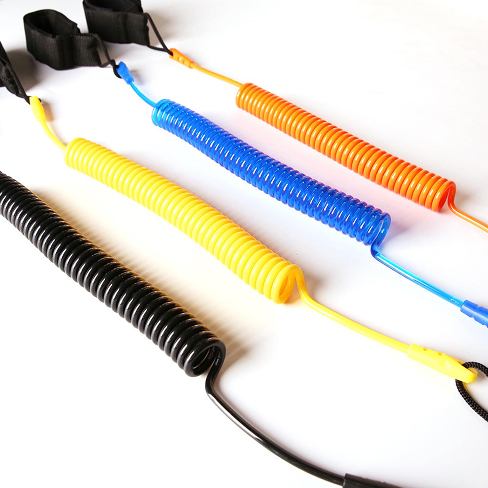 Corda Elástica de 10 Pés para  - Paddle Board Leash Coiled avaliação e preço