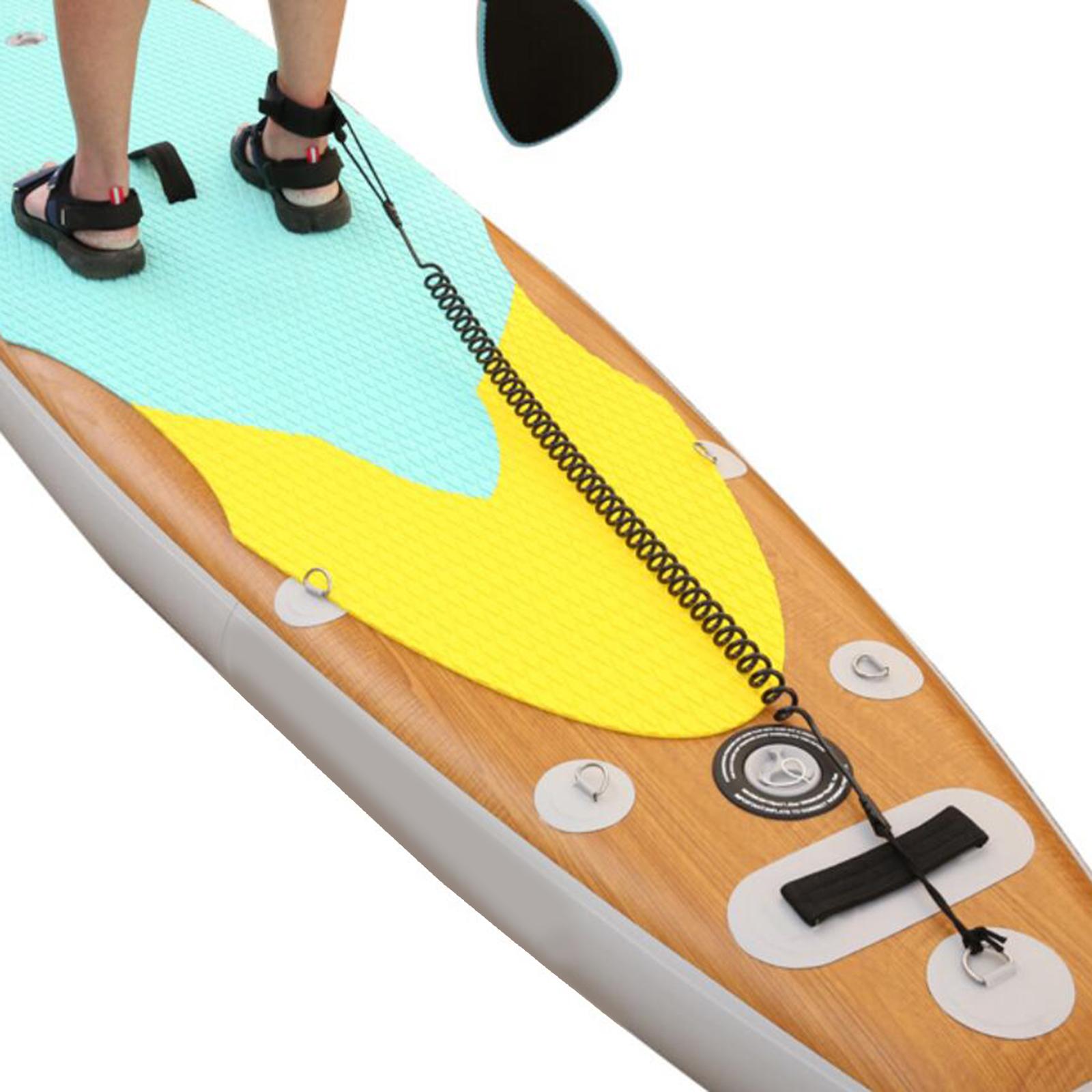 Corda Elástica de 10 Pés para  - Paddle Board Leash Coiled avaliação e preço