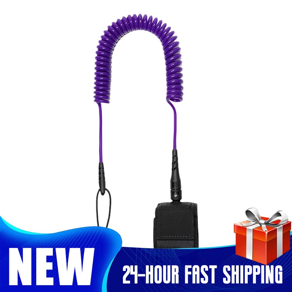 Corda de Segurança para SUP, L - Paddle Board Leash Coiled avaliação e preço