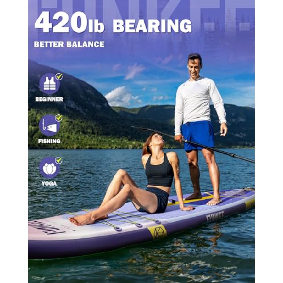 Prancha inflável de SUP para a - Paddle Board Backpack avaliação e preço