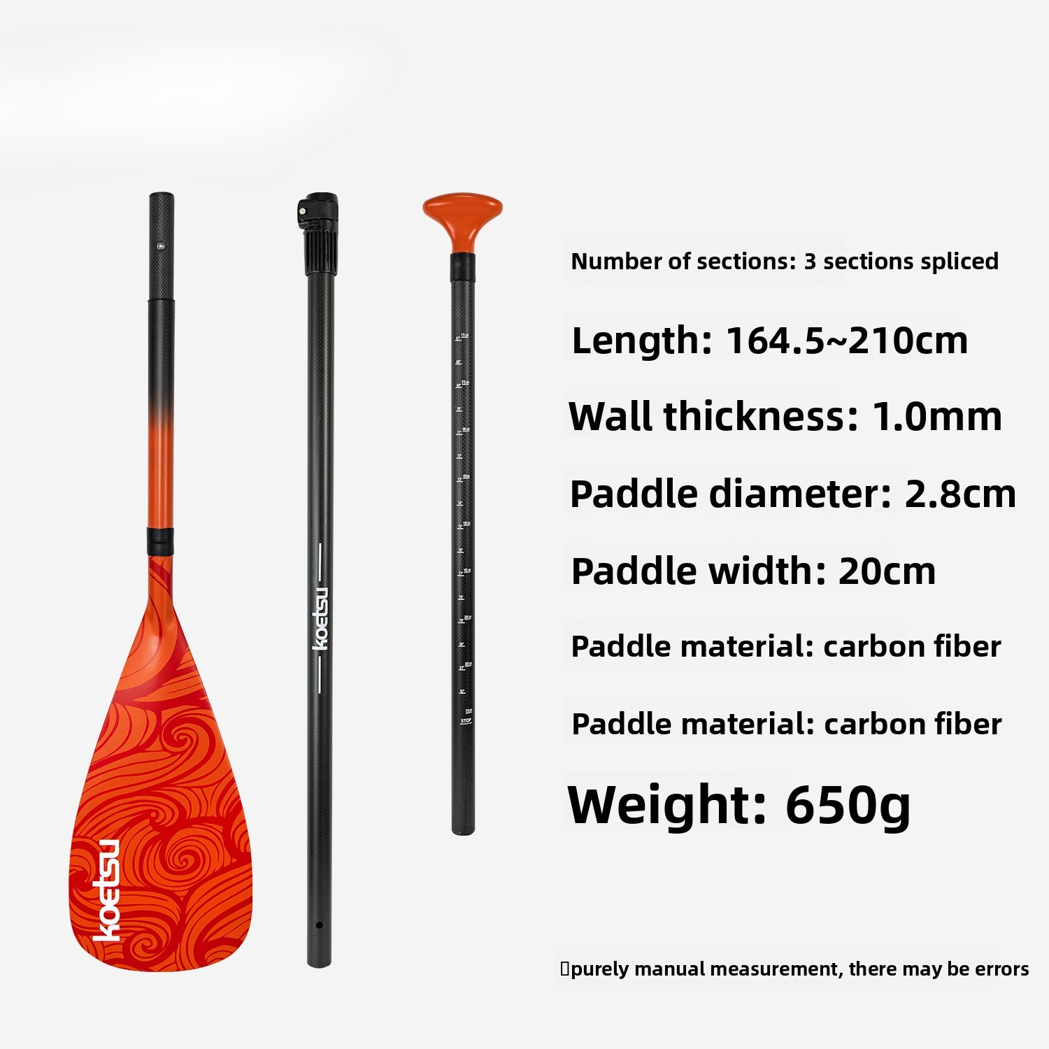 Pá de Carbono Completa Colorid - Sup Paddle Carbon Fiber avaliação e preço