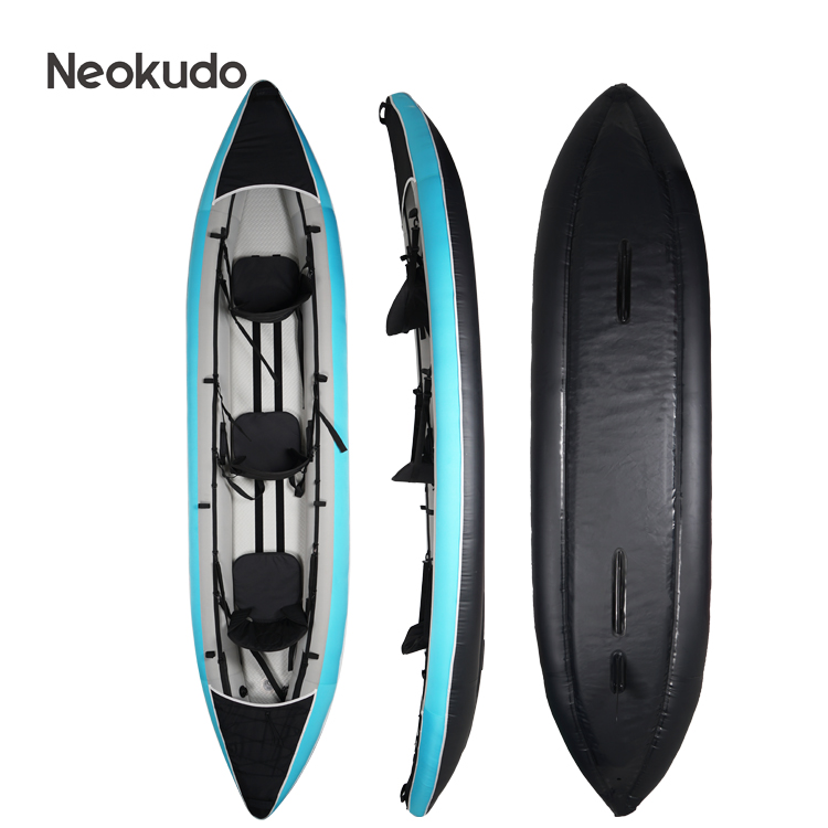Caiaque Inflável de Pesca para - Inflatable Kayak 3 Person avaliação e preço