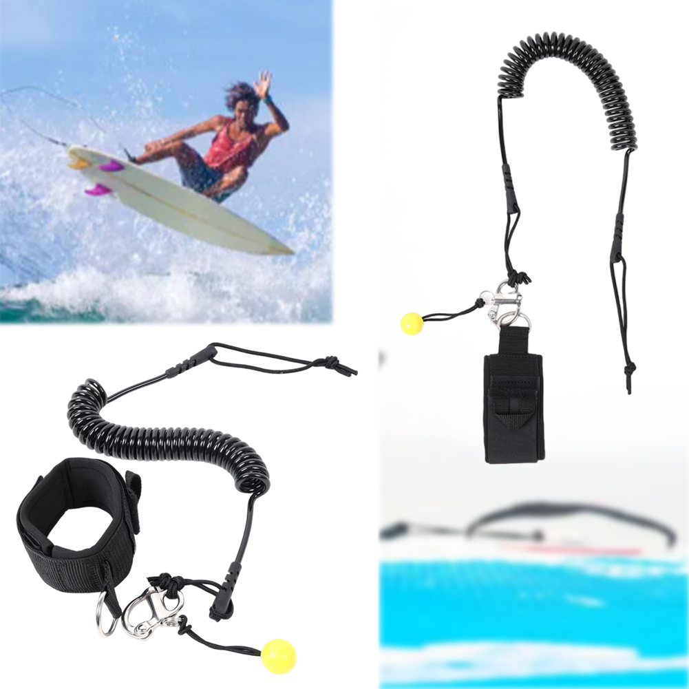 Corda de Segurança Ajustável p - Paddle Board Leash Coiled avaliação e preço