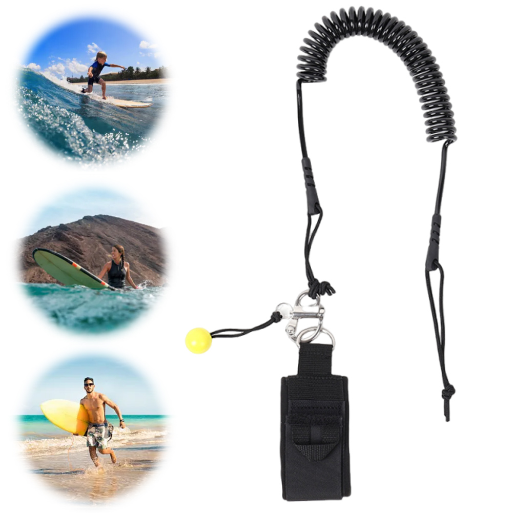 Corda de Segurança Ajustável p - Paddle Board Leash Coiled avaliação e preço