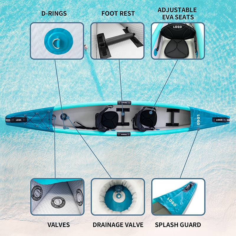 Caiaque Inflável Drop Stitch p - Inflatable Kayak 3 Person avaliação e preço