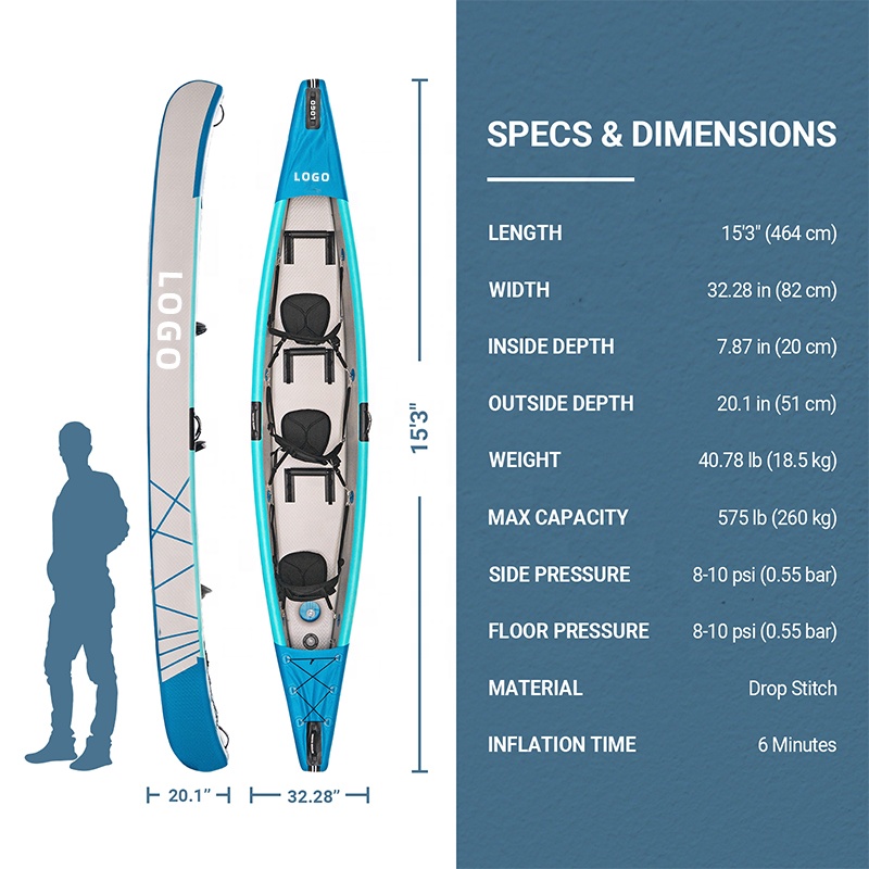 Caiaque Inflável Drop Stitch p - Inflatable Kayak 3 Person avaliação e preço