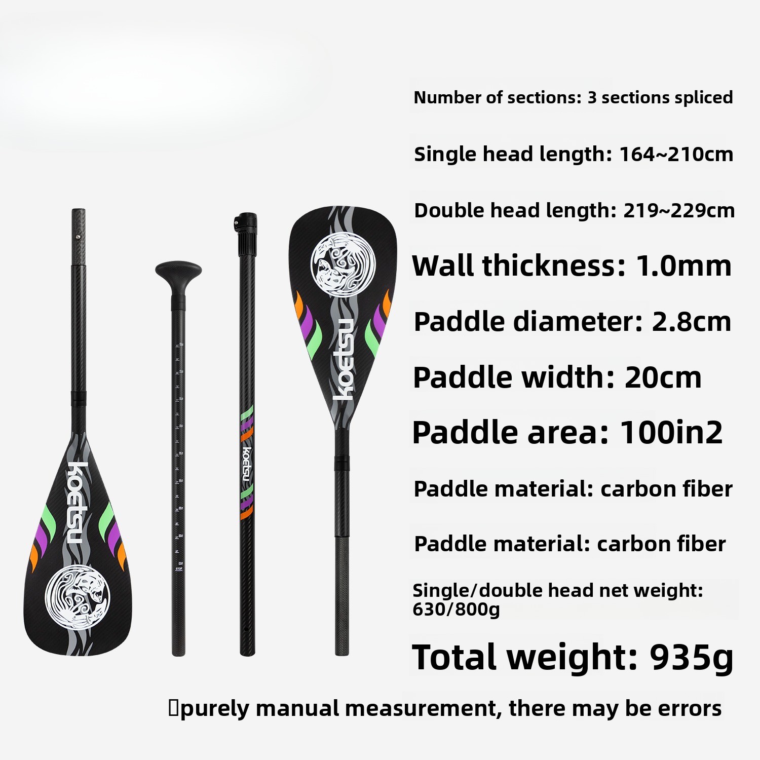 Remo de Carbono Completo de Ca - Sup Paddle Carbon Fiber avaliação e preço