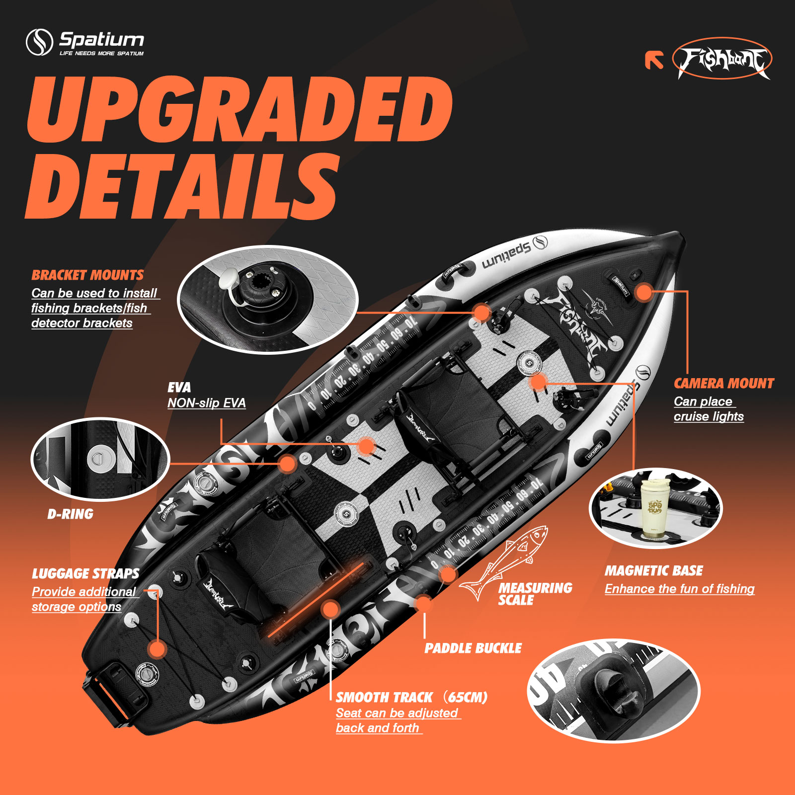 Prancha de Pesca Inflável para - Kayak Inflatable 2 Person avaliação e preço