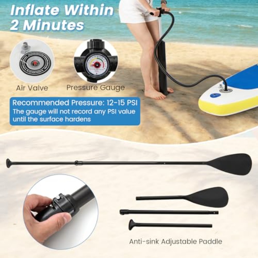 Prancha de SUP inflável para j - Sup Board 11Ft Inflatable avaliação e preço