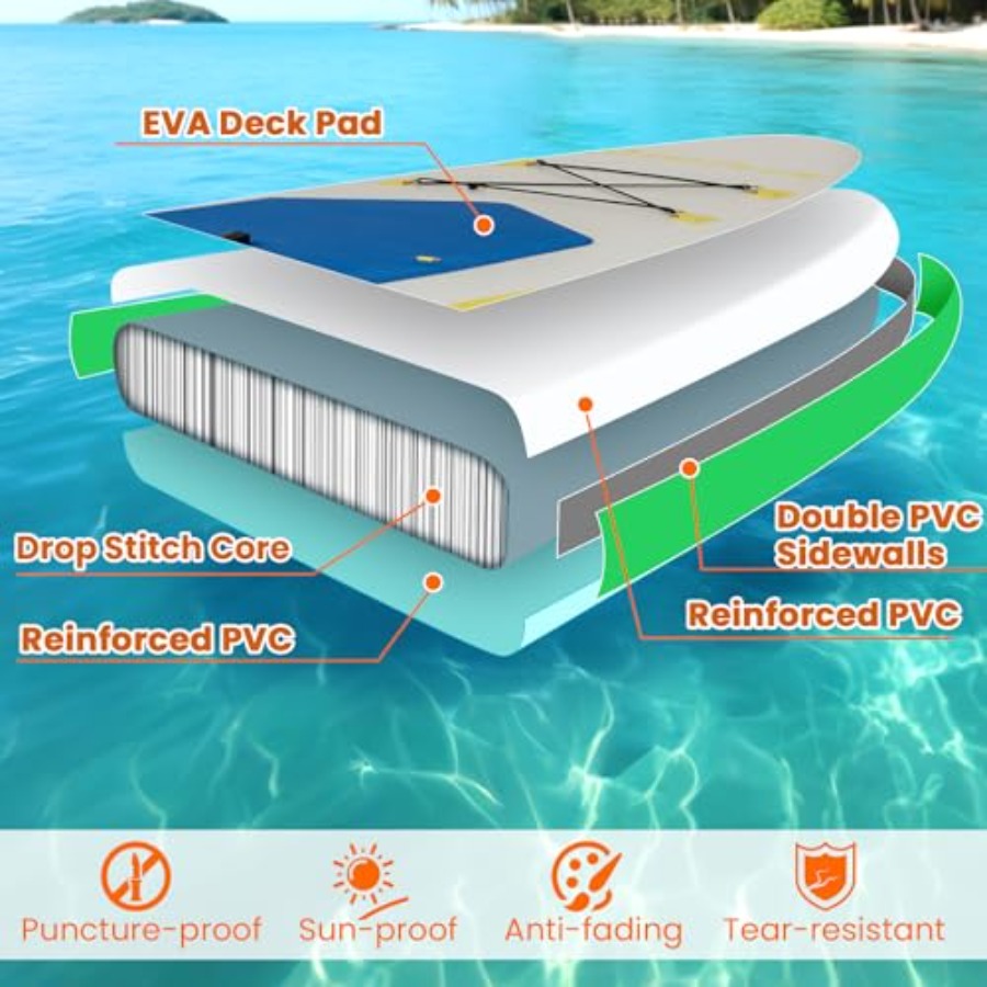 Prancha de SUP inflável para j - Sup Board 11Ft Inflatable avaliação e preço