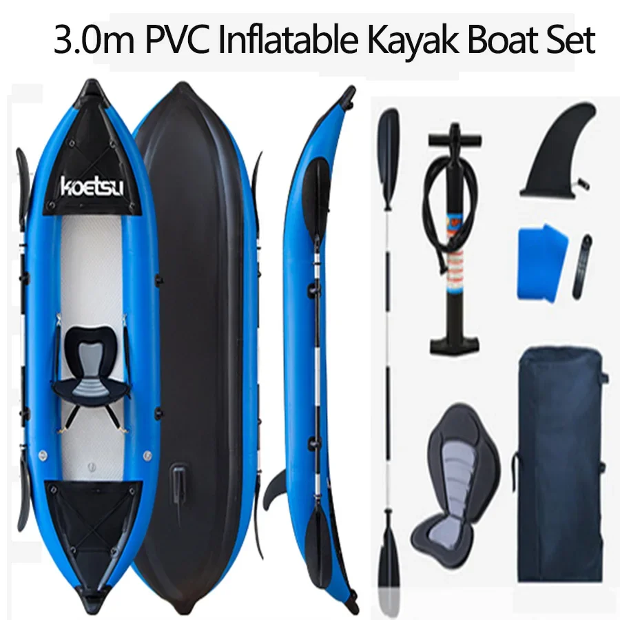 KOETSU 1-2 pessoas inflável pv - Kayak Inflatable 2 Person avaliação e preço