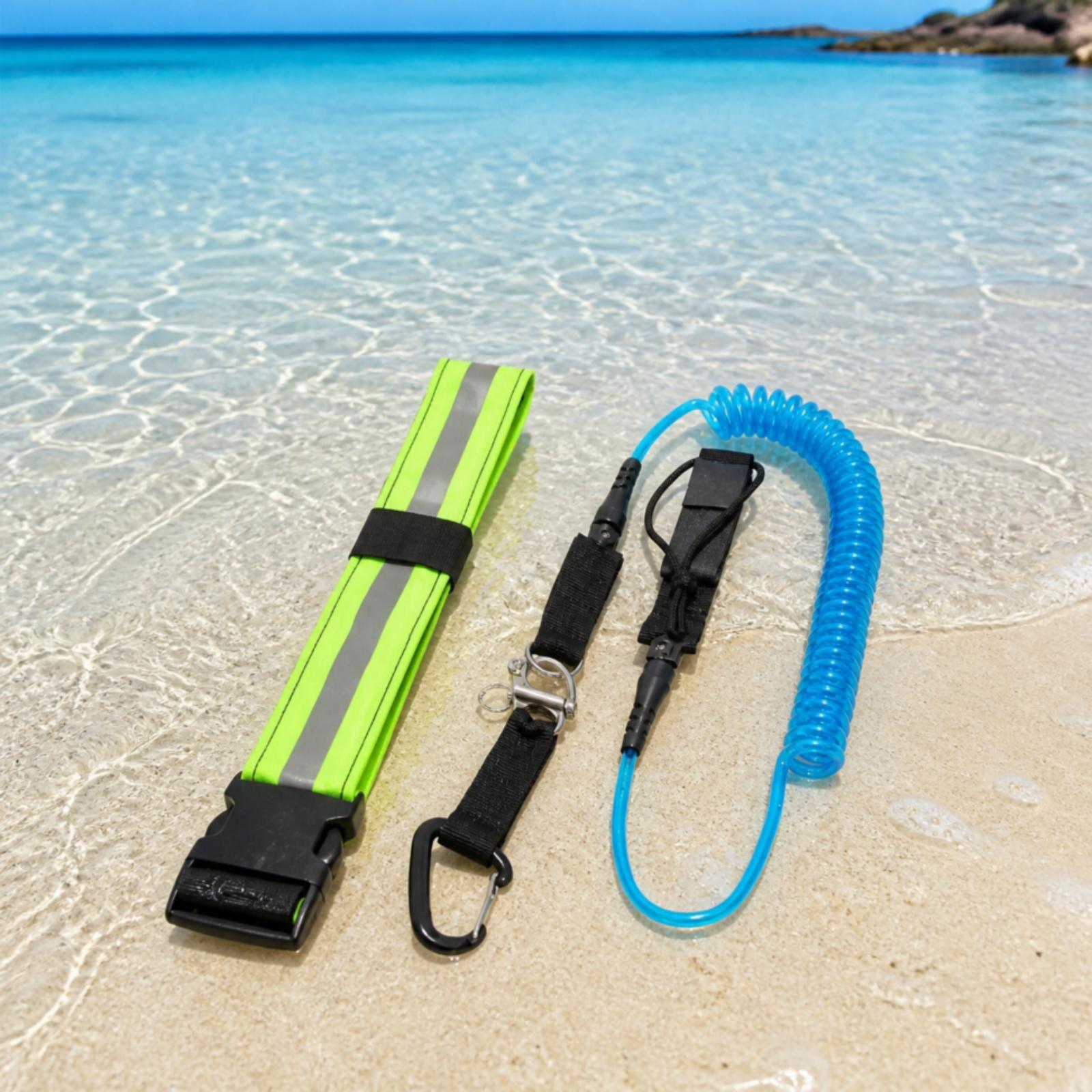 Cinto de segurança para pranch - Paddle Board Leash Coiled avaliação e preço
