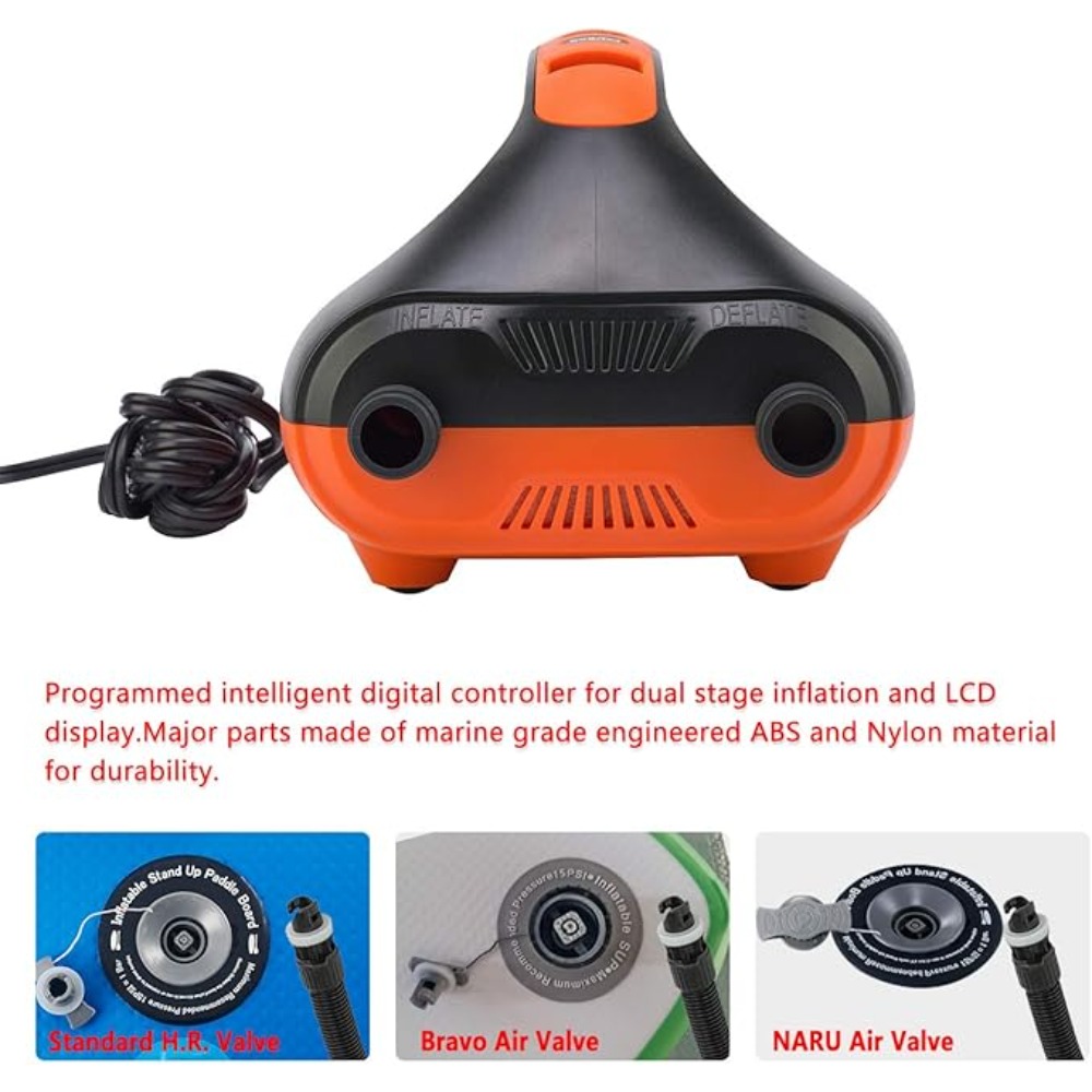 Bomba de Ar Elétrica de Alta P - Paddle Board Electric Pump 20Psi avaliação e preço
