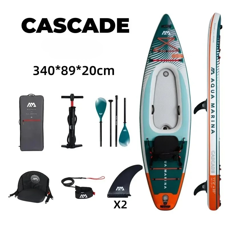 AQUA MARINA CASCADE TANDEM Pra - Kayak Inflatable 2 Person avaliação e preço